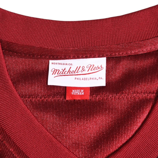 新品同様品 Mitchell&Ness ミッチェルアンドネス NFLワシントンレッドスキンズ ダレルグリーン 1997復刻オーセンティックユニフォーム サイズS ワインレッド 中古 4a002283