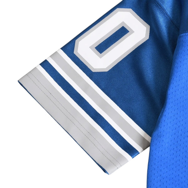 Like new Mitchell&Ness Mitchell &amp; Ness NFL Detroit Lions Barry Sanders 1991 Uniform, Size S, Blue &amp; White, Used, 4a002221