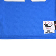 Load image into Gallery viewer, 新品同様品 Mitchell&amp;Ness ミッチェルアンドネス NFL デトロイドライオンズ バリーサンダース 1991年 ユニフォーム Sサイズ ブルー ホワイト 中古 4a002221