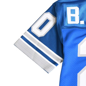 Like new Mitchell&Ness Mitchell &amp; Ness NFL Detroit Lions Barry Sanders 1991 Uniform, Size S, Blue &amp; White, Used, 4a002221
