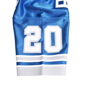 Like new Mitchell&Ness Mitchell &amp; Ness NFL Detroit Lions Barry Sanders 1991 Uniform, Size S, Blue &amp; White, Used, 4a002221