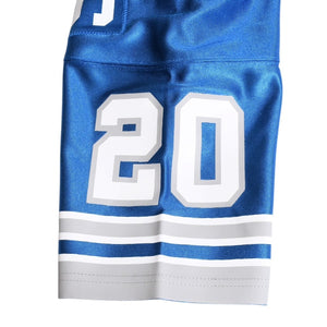 Like new Mitchell&Ness Mitchell &amp; Ness NFL Detroit Lions Barry Sanders 1991 Uniform, Size S, Blue &amp; White, Used, 4a002221