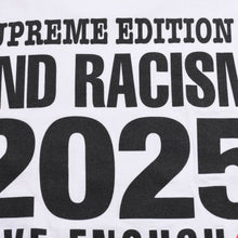 画像をギャラリービューアに読み込む, Supreme × GOODENOUGH シュプリーム グッドイナフ 25SS End Racism Tee ホワイト XLサイズ Tシャツ カットソー 美品 中古 4a004118