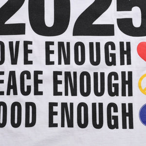 Supreme × GOODENOUGH シュプリーム グッドイナフ 25SS End Racism Tee ホワイト XLサイズ Tシャツ カットソー 美品 中古 4a004118