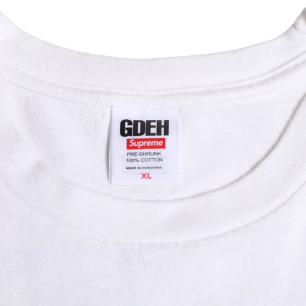 Supreme × GOODENOUGH シュプリーム グッドイナフ 25SS End Racism Tee ホワイト XLサイズ Tシャツ カットソー 美品 中古 4a004118