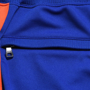 Like new Mitchell&Ness Just Don x Mitchell &amp; Ness Just Don Collaboration New York Knicks Track Pants Blue Orange Black Size L Used 4a002288