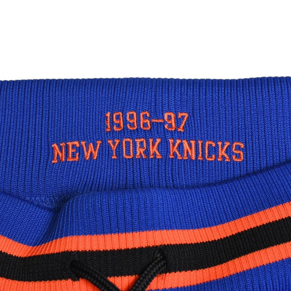 Like new Mitchell&Ness Just Don x Mitchell &amp; Ness Just Don Collaboration New York Knicks Track Pants Blue Orange Black Size L Used 4a002288