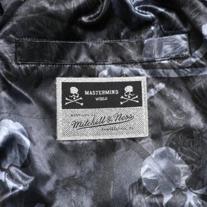 新品同様品 Mitchell&Ness ミッチェルアンドネス Mastermind World プリントティアーパンツ Lサイズ 中古 4a002181