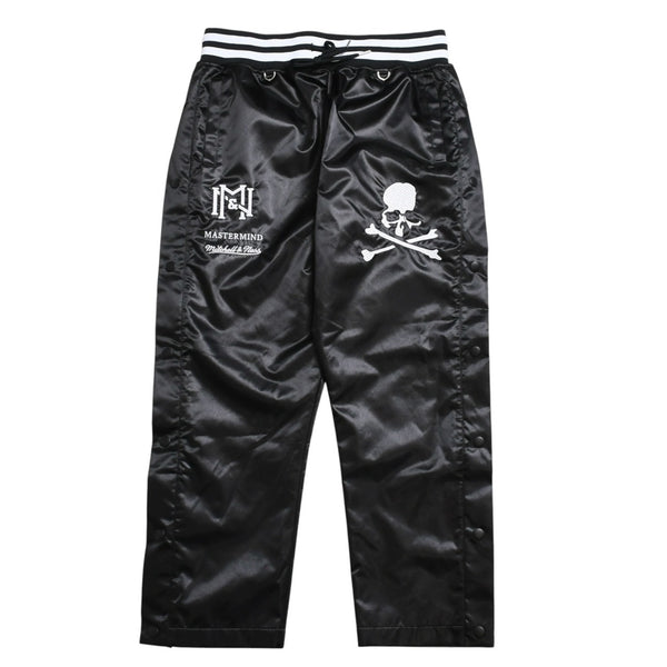 Like new Mitchell&NMitchell &amp; Ness x Mastermind World Tear Pants, Size L, Black, Skull, Used, 4a002177
