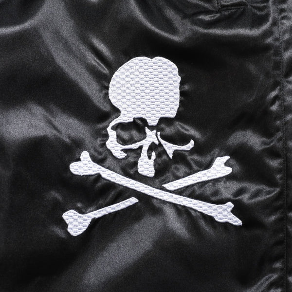 Like new Mitchell&NMitchell &amp; Ness x Mastermind World Tear Pants, Size L, Black, Skull, Used, 4a002177