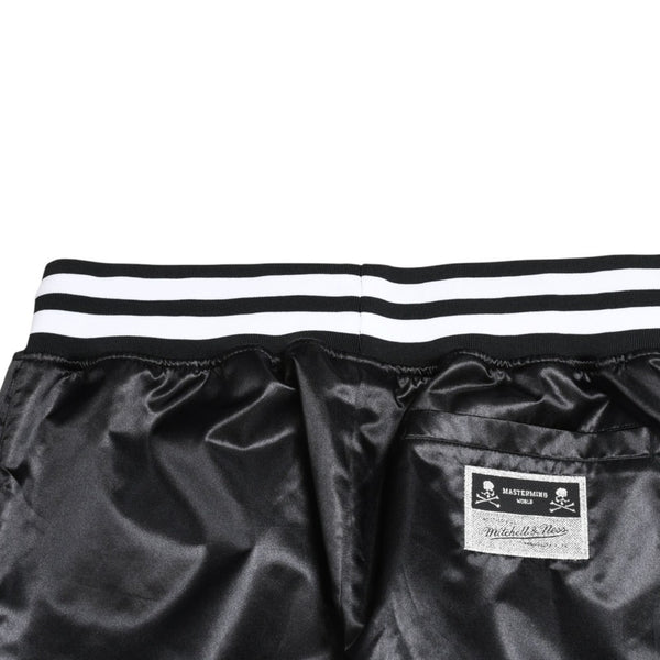 Like new Mitchell&NMitchell &amp; Ness x Mastermind World Tear Pants, Size L, Black, Skull, Used, 4a002177