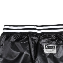 Load image into Gallery viewer, 新品同様 Mitchell&amp;Ness x Mastermind world ミッチェルアンドネス × マスターマインドワールド TEAR PANTS サイズ L ブラック スカル 中古 4a002177