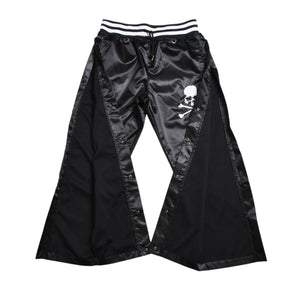 Like new Mitchell&NMitchell &amp; Ness x Mastermind World Tear Pants, Size L, Black, Skull, Used, 4a002177
