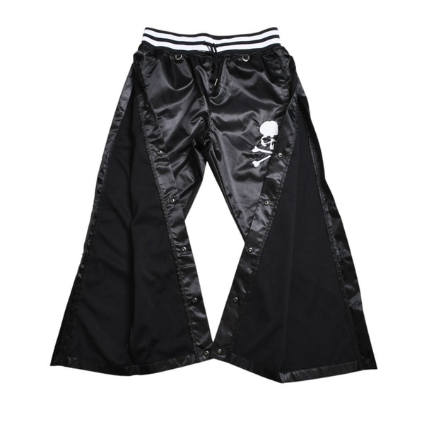Like new Mitchell&NMitchell &amp; Ness x Mastermind World Tear Pants, Size L, Black, Skull, Used, 4a002177