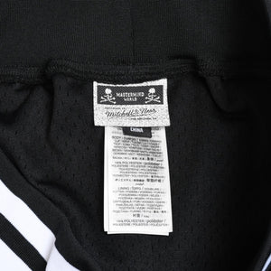 Like new Mitchell&NMitchell &amp; Ness x Mastermind World Tear Pants, Size L, Black, Skull, Used, 4a002177
