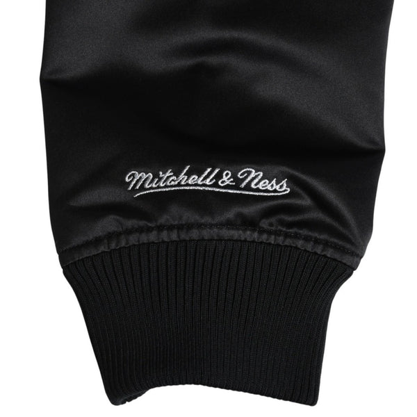 新品同様 Mitchell&Ness ミッチェルアンドネス NFL フィラデルフィアイーグルス サテンスタジアムジャケット ニックフォールズ ミッドナイトグリーン Lサイズ 中古 4a002792