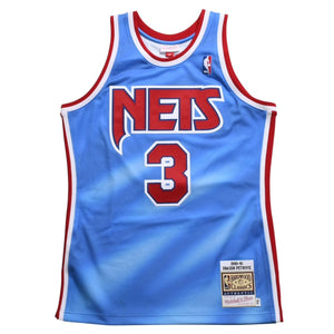 新品同様品 Mitchell&Ness ミッチェルアンドネス ニュージャージーネッツ ドラゼンペトロヴィッチ オーセンティックジャージ Mサイズ 中古 4a002295