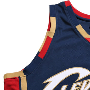 Like new Mitchell&Ness Mitchell &amp; Ness Cleveland Cavaliers LeBron James 2008-09 Swingman Jersey Navy M size Used 4a002210