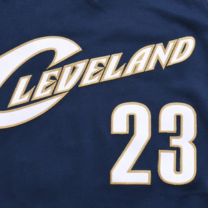 Like new Mitchell&Ness Mitchell &amp; Ness Cleveland Cavaliers LeBron James 2008-09 Swingman Jersey Navy M size Used 4a002210
