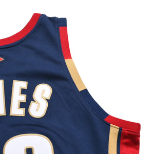 Like new Mitchell&Ness Mitchell &amp; Ness Cleveland Cavaliers LeBron James 2008-09 Swingman Jersey Navy M size Used 4a002210