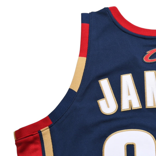 Like new Mitchell&Ness Mitchell &amp; Ness Cleveland Cavaliers LeBron James 2008-09 Swingman Jersey Navy M size Used 4a002210
