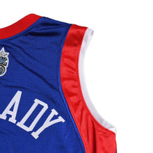 画像をギャラリービューアに読み込む, 新品同様品 Mitchell&amp;Ness ミッチェルアンドネス 2004年 NBAオールスターゲーム トレイシーマグレディ イースタンカンファレンス オーセンティックユニフォーム サイズL ブルー レッド 中古 4a002305
