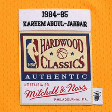 画像をギャラリービューアに読み込む, 新品同様品 Mitchell&amp;Ness ミッチェルアンドネス ロサンゼルスレイカーズ カリームアブドゥルジャバー スウィングマンジャージー 1984−85 Mサイズ 中古 4a002287
