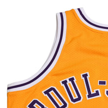 画像をギャラリービューアに読み込む, 新品同様品 Mitchell&amp;Ness ミッチェルアンドネス ロサンゼルスレイカーズ カリームアブドゥルジャバー スウィングマンジャージー 1984−85 Mサイズ 中古 4a002287