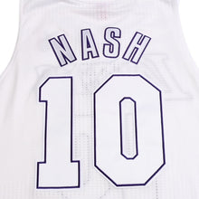 画像をギャラリービューアに読み込む, 新品同様品 Mitchell&amp;Ness ミッチェルアンドネス ロサンゼルスレイカーズ 2012 クリスマスデー スティーブナッシュ スウィングマンユニフォーム Lサイズ ホワイト 中古 4a002275