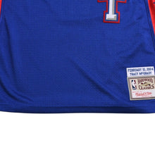 画像をギャラリービューアに読み込む, 新品同様品 Mitchell&amp;Ness ミッチェルアンドネス 2004年 NBAオールスターゲーム トレイシーマグレディ イースタンカンファレンス オーセンティックユニフォーム サイズL ブルー レッド 中古 4a002305