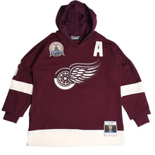 画像をギャラリービューアに読み込む, 楽天Shopify商品名取込用 極美品 Mitchell&amp;Ness ミッチェル＆ネス JUST DON ジャストドン デトロイト レッドウィングス ジャージ パーカー マルーン サイズM 中古 4a002313