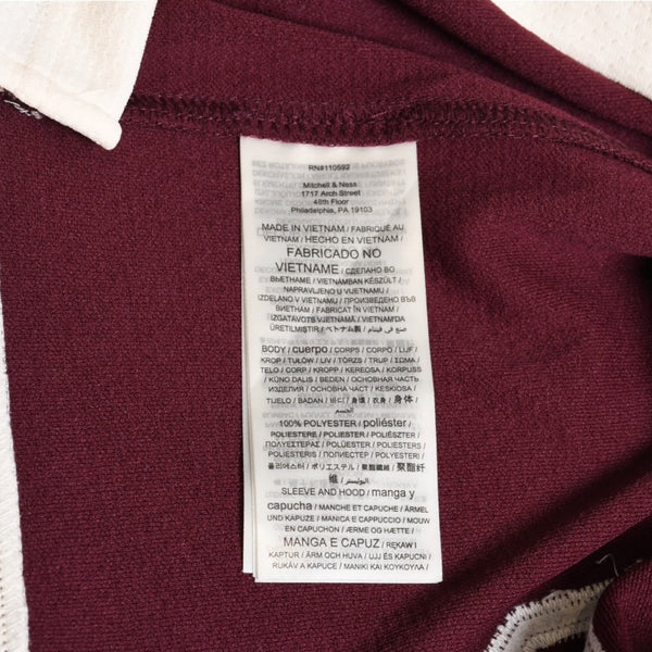Rakuten Shopify Product Name Import - Excellent Condition Mitchell&Ness Mitchell &amp; Ness JUST DON Detroit Red Wings Jersey Hoodie Maroon Size M Used 4a002313