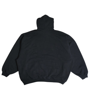 極美品 VETEMENTS ヴェトモン LIMITED EDITION ロゴパーカー プルオーバーフーディ オーバーサイズ ドロップショルダー ブラック Sサイズ 中古 4a003409