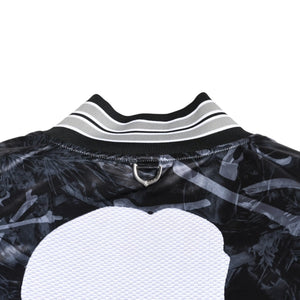 Like new Mitchell&Ness Mitchell &amp; Ness x mastermind world Printed Satin Jacket Skull Bone Camouflage Size L Used 4a002179