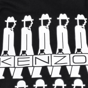 Very Good Condition KENZO Business Relaxed Work Wear Jacket 116533 Black Outerwear M Size Coverall Type Contrast Stitch Used 4a003411