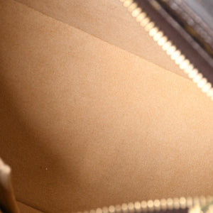 Very Good Condition LOUIS VUITTON Monogram Looping MM One Shoulder Bag M51146 PVC Tanned Leather Brown Gold Hardware Used 4a002325