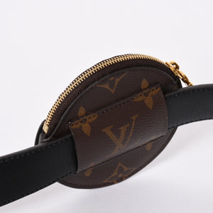 Very Good Condition LOUIS VUITTON Monogram Suntulle Daily Multi-Pocket Belt Gold Hardware M0236Y Used 4a001939