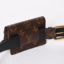 画像をギャラリービューアに読み込む, 極美品 LOUIS VUITTON ルイヴィトン モノグラム サンチュール デイリー マルチポケット ベルト ゴールド金具 M0236Y 中古 4a001939