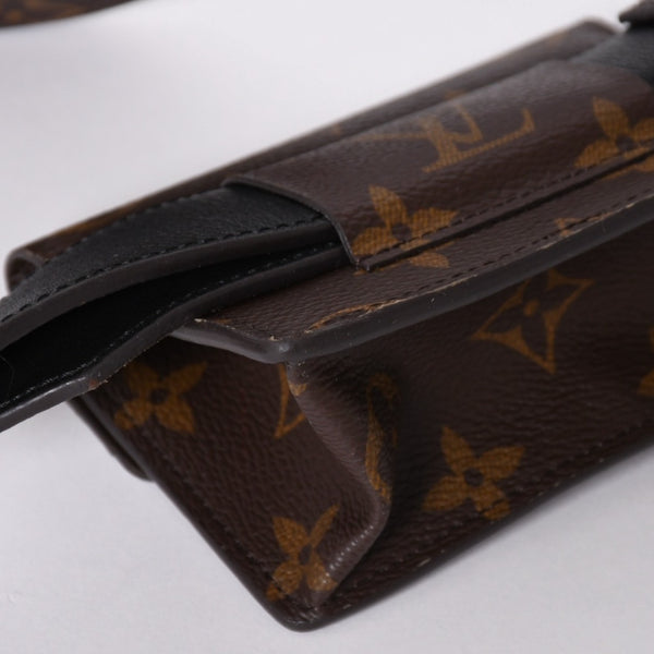 Very Good Condition LOUIS VUITTON Monogram Suntulle Daily Multi-Pocket Belt Gold Hardware M0236Y Used 4a001939