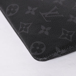 Very Good Condition LOUIS VUITTON iPad Case M64449 Tablet Case Fragment Pouch Collaboration Hiroshi Fujiwara PVC Leather Used 4a001936