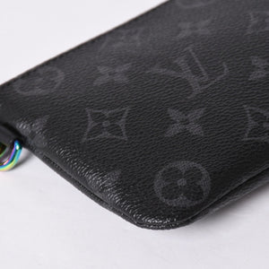 Very Good Condition LOUIS VUITTON iPad Case M64449 Tablet Case Fragment Pouch Collaboration Hiroshi Fujiwara PVC Leather Used 4a001936