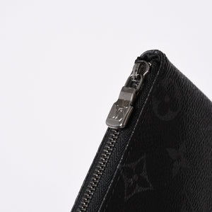 Very Good Condition LOUIS VUITTON iPad Case M64449 Tablet Case Fragment Pouch Collaboration Hiroshi Fujiwara PVC Leather Used 4a001936