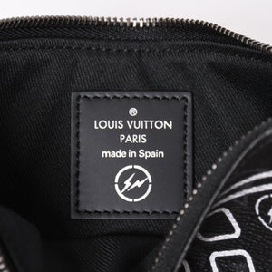 Very Good Condition LOUIS VUITTON iPad Case M64449 Tablet Case Fragment Pouch Collaboration Hiroshi Fujiwara PVC Leather Used 4a001936