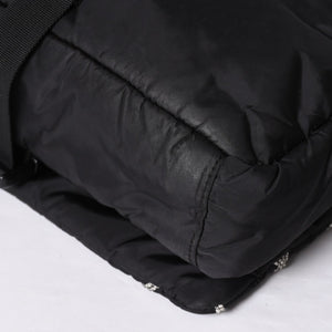 Very Good Condition CHANEL Mini Sports Line Nylon Shoulder Bag Black No. 10 Coco Mark Logo Used 4a001923