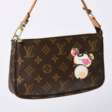 画像をギャラリービューアに読み込む, LOUIS VUITTON ルイヴィトン ポシェット アクセソワール パンダ M51981 モノグラム アクセポ ハンドバッグ 村上隆 美品 中古 4a002394