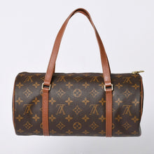 Load image into Gallery viewer, 極美品 LOUIS VUITTON ルイヴィトン パピヨン30 GM ハンドバッグ M51365 モノグラム ゴールド金具 旧型 筒型 美品 中古 4a002326