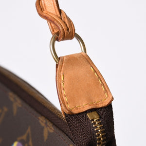 LOUIS VUITTON ルイヴィトン ポシェット アクセソワール パンダ M51981 モノグラム アクセポ ハンドバッグ 村上隆 美品 中古 4a002394