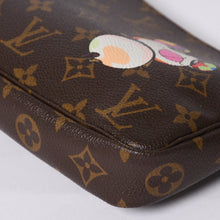 画像をギャラリービューアに読み込む, LOUIS VUITTON ルイヴィトン ポシェット アクセソワール パンダ M51981 モノグラム アクセポ ハンドバッグ 村上隆 美品 中古 4a002394