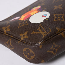 画像をギャラリービューアに読み込む, LOUIS VUITTON ルイヴィトン ポシェット アクセソワール パンダ M51981 モノグラム アクセポ ハンドバッグ 村上隆 美品 中古 4a002394