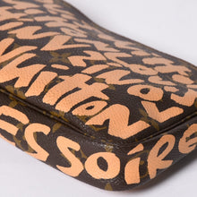 画像をギャラリービューアに読み込む, LOUIS VUITTON ルイヴィトン ポシェットアクセソワ―ル ポーチ M92193 モノグラム グラフィティ ブラウン PVC 美品 中古 4a002403